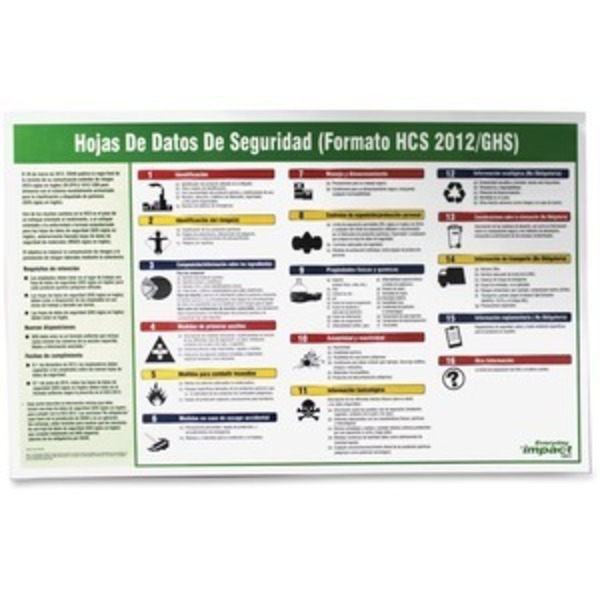 Impact Products Poster, Safety, 20X32, Spanish IMP799073